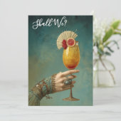 Invitation *~* A101  Cocktail Orné PHOTO 24 EVJF (Debout devant)