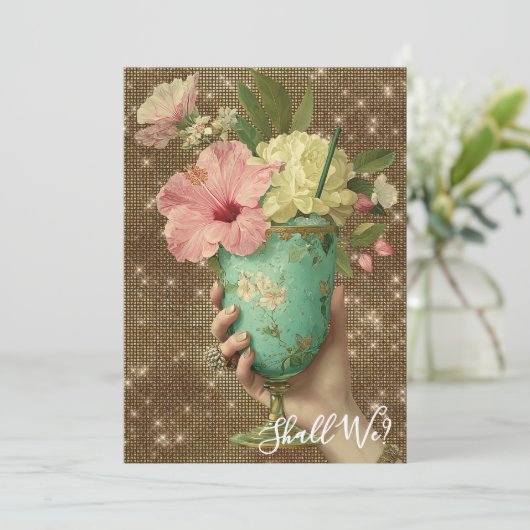 Invitation *~* A101 PHOTO 10 Cocktail Élégant EVEILLEDESFILLE (Debout devant)