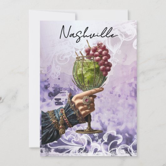 Invitation *~* A101 PHOTO Cocktail25 EVENTERREMENT DE VIE DE (Devant)