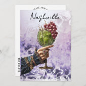 Invitation *~* A101 PHOTO Cocktail25 EVVF NASHVILLE (Devant / Derrière)