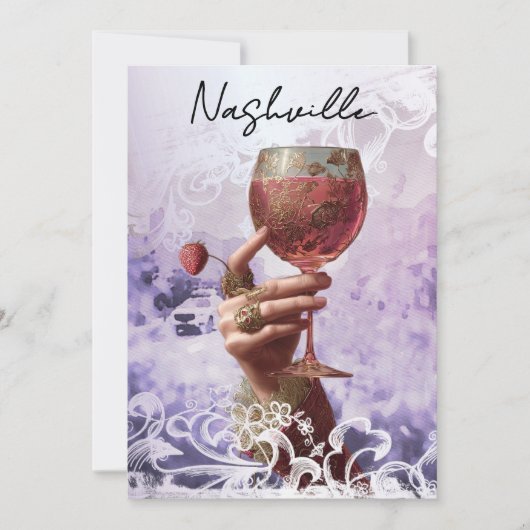 Invitation *~* A101 PHOTO Cocktail 30 Nashville BACHELORETTE (Devant)