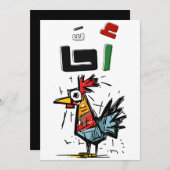 Invitation A7A Youssef : Le Mème de Bassem Sarcastic Gaza (Devant / Derrière)