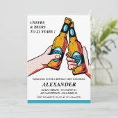 Invitation à 21e anniversaire Cheers and Beers Hom (Debout devant)