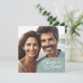 Invitation À 25 Ans de Fête d'Anniversaire (Debout devant)