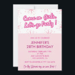 Invitation à 28 ans pour son rose<br><div class="desc">Invitation à 28 ans pour son rose Venez Filles,  Allons-y Fête !</div>