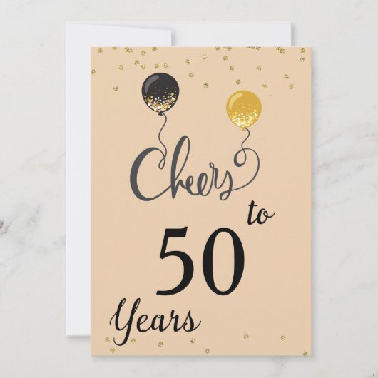 Invitation À 50 ans (Devant)