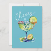 Invitation À 50 ans, anniversaire de référence  (Devant)