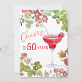 Invitation À 50 ans, anniversaire de référence (Devant)