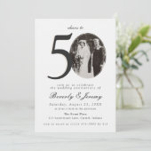 Invitation À 50 ans de mariage (Debout devant)