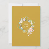 Invitation À 50 Ans de Mariage Fleurs (Dos)