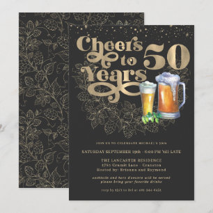 Invitation À 50 ans, quelle fête !   Fête d'anniversaire pour