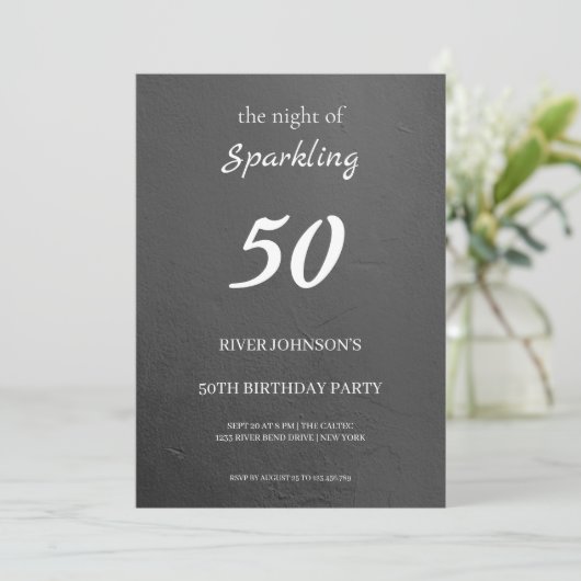 Invitation à 50e anniversaire (Debout devant)