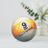 Invitation à 9 balles (Debout devant)