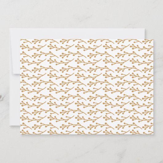 Invitation à aimer la douche nuptiale (Dos)