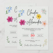 Invitation à assister à une fête (Devant / Derrière)