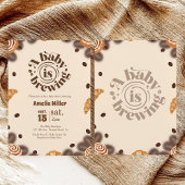 Invitation A Baby is Brewing Coffee Baby Shower