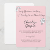 Invitation A Baby Is on the Way Baby Shower (Devant / Derrière)