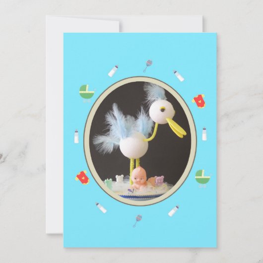 Invitation à Baby Shower (Devant)