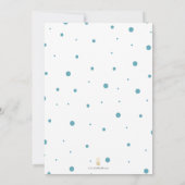 Invitation à Baby shower à thème automne unique (Dos)