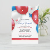 Invitation à ballons patriotiques (Debout devant)