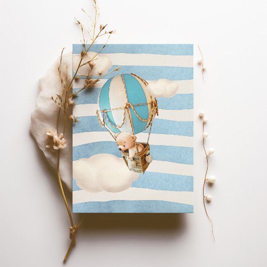 Invitation à balloon à air chaud