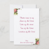 Invitation à Banbury Cross (Dos)