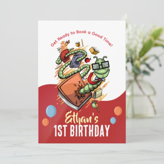 Invitation à bash Anniversaire (Debout devant)