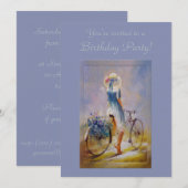 Invitation à bicyclette (Devant / Derrière)