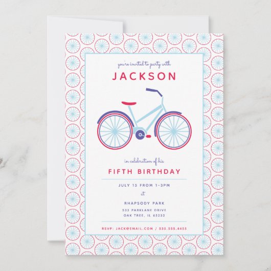 Invitation à bicyclette (Devant)