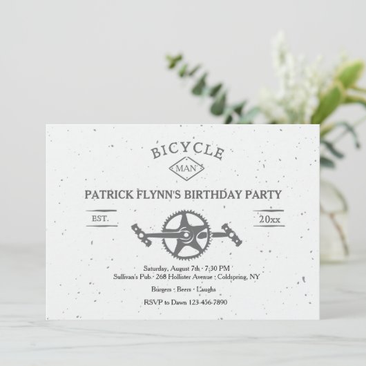 Invitation à bicyclette (Debout devant)