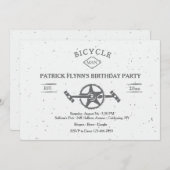 Invitation à bicyclette (Devant / Derrière)