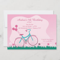 Invitation à bicyclette de la fille