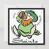 Invitation à boire Leprechaun (Dos)