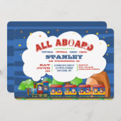 Invitation à bord d'un train (Devant / Derrière)