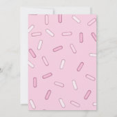 Invitation à Brunch de Donut Rose Double Personnal (Dos)