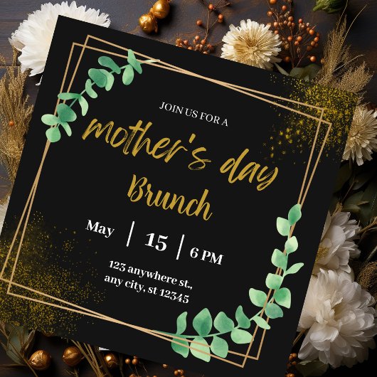 Invitation à Brunch de la Journée des Femmes Noire