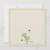 Invitation à Brunch Ensemble (Vert) Post Mariage (Dos)