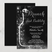 Invitation à Brunch et à une douche nuptiale (Devant / Derrière)