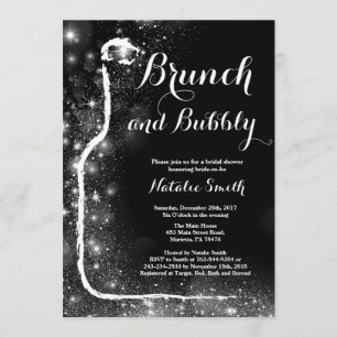 Invitation à Brunch et à une douche nuptiale
