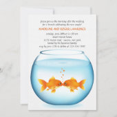 Invitation à Brunch Mariage du Goldfish Bowl (Devant)