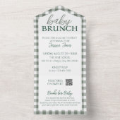 Invitation à Brunch pour bébés - Éteins pour livre (À l'intérieur)