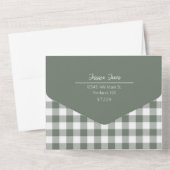 Invitation à Brunch pour bébés - Éteins pour livre (Verso)