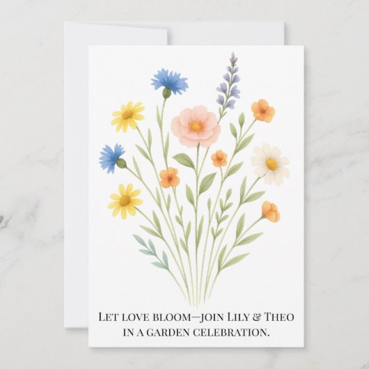 Invitation A burst of springtime joy (Devant)