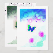 Invitation A Butterfly  (Devant / Derrière)