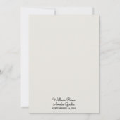 Invitation À Cabine Forest Wood Sky Tree Camping Mariage (Dos)