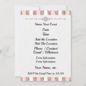 Invitation à célébrer (Dos)