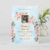 invitation à célébrer anniversaire (Debout devant)