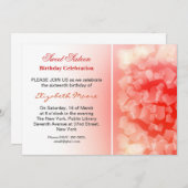 invitation à célébrer le 16e anniversaire moderne (Devant / Derrière)