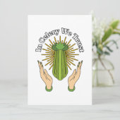 Invitation À Celery We Trust - Celery Juice Lover Funny Cele (Debout devant)