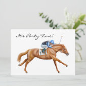 Invitation à cheval de course Thoroughbred (Debout devant)